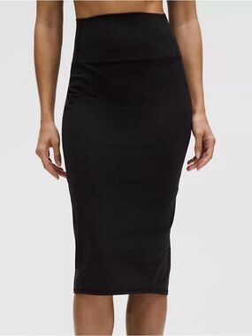 Lululemon Nulu Slim-Fit High-Rise Midi Skirt